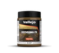 Vallejo Diorama FX Pintura Acrílica Barro Acado Realista, 200 ml. Para Simular Texturas de Terreno, Tierra, Nieve, Agua y Barro para Maquetas para Modelismo