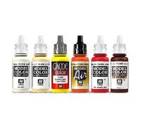 Vallejo Fantasy Color Series Acrílico Color Fire Fury Juego de 6 piezas Botella