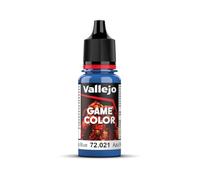 Vallejo Game Color Pintura Acrílica a Base de Agua en Color Azul Mágico de Acabado Mate. Pintura para Figuras de Fantasía y Wargames en Botella de 18 Ml con Cuentagotas