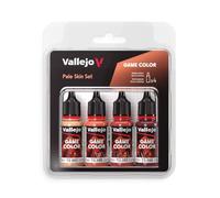 Createx Vallejo - Juego de colores AV Game - Colores de piel pálida (x4)