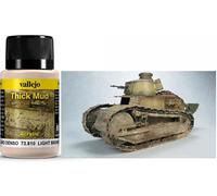 Vallejo Intemperie 73810 Luz LED Brown Thick Mud 40ml Vallejo