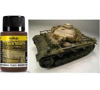 Vallejo Intemperie Brown Thick Mud 40ml 73811 Vallejo