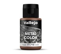Vallejo Metal Color Pintura Acrílica Cobre Acabado Realista, 32 ml. para Aerógrafo para Modelismo