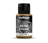 Vallejo Metal Color Pintura Acrílica Metal Oro Acabado Realista, 32 ml. para Aerógrafo para Modelismo