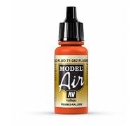Vallejo Model Air 17ml - Fluorescent Red 71082