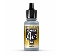 Vallejo Model Air Pintura acrílica, 17 ml, color Usaf mediano gris