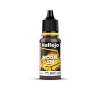 Vallejo Model Air Pintura Acrílica a Base de Agua en Color RAL8017 Rotbraun de Acabado Mate para Aerógrafo. Pintura en Botella de 18 Ml con Cuentagotas para Modelismo y Maquetas