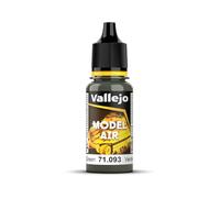 Vallejo Model Air Pintura Acrílica a Base de Agua en Color Verde Otan de Acabado Mate para Aerógrafo. Pintura en Botella de 18 Ml con Cuentagotas para Modelismo y Maquetas