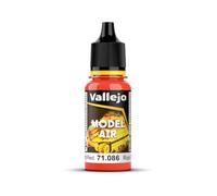 Vallejo Model Air Pintura Acrílica Light Red Acabado Mate, 18 ml. para Aerógrafo para Modelismo y Figuras