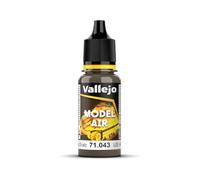 Vallejo Model Air Pintura Acrílica Olive Drab Acabado Mate, 18 ml. para Aerógrafo para Modelismo y Figuras
