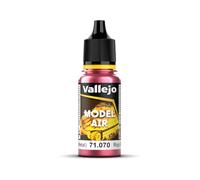Vallejo Model Air Pintura Acrílica Turn Signal Red Acabado Mate, 18 ml. para Aerógrafo para Modelismo y Figuras