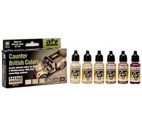 Vallejo Model Air Set - British Caunter Colors, 17 ml (paquete de 6)