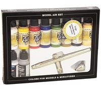 Vallejo Model Air Set - Ultra Airbrush + 10 Basic Colors - VAL71167