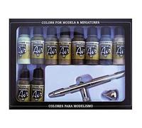 Vallejo Model Air Set - Ultra Airbrush + 10 Camo Colors