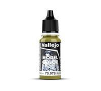 Vallejo Pintura acrílica Model Color Amarillo (Dark Yellow) mate Autonivelante Sistema BSL 18 ml