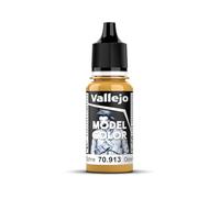 Createx Vallejo Pintura acrílica Model Color Mate Autonivelante BSL Amarillo (Yellow Ochre) 18 ml