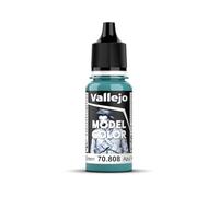 Vallejo Model Color Pintura Acrílica Azul (Green Blue) Acabado Mate, 18 ml. Autonivelante y Sistema BSL para Modelismo y Figuras
