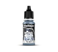 Createx Vallejo Pintura acrílica Model Color Azul Mate, autonivelante, Sistema BSL, 18 ml