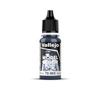 Vallejo Model Color Pintura Acrílica Azul (Prussia) Acabado Mate, 18 ml. Autonivelante y Sistema BSL para Modelismo y Figuras