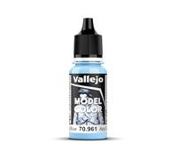 Vallejo Model Color Pintura Acrílica Azul (Sky Blue) Acabado Mate, 18 ml. Autonivelante y Sistema BSL para Modelismo y Figuras