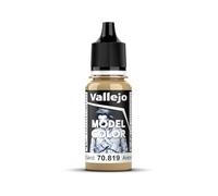 Vallejo Model Color Pintura Acrílica Beige (Iraqi Sand) Acabado Mate, 18 ml. Autonivelante y Sistema BSL para Modelismo y Figuras