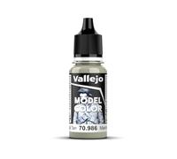 Vallejo Model Color Pintura Acrílica Gris (Deck Tan) Acabado Mate, 18 ml. Autonivelante y Sistema BSL para Modelismo y Figuras