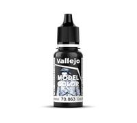 Vallejo Model Color Pintura Acrílica Gris (Gunmetal Grey) Acabado Mate, 18 ml. Autonivelante y Sistema BSL para Modelismo y Figuras