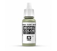 Vallejo Model Color Pintura Acrílica, Gris (Medium Grey), 17 ml