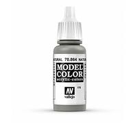 Vallejo Model Color Pintura Acrílica, Gris (Natural Steel), 17 ml