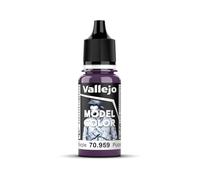 Vallejo Model Color Pintura Acrílica Morado (Purple) Acabado Mate, 18 ml. Autonivelante y Sistema BSL para Modelismo y Figuras