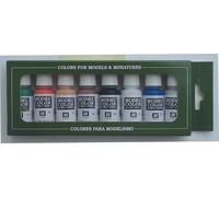 Vallejo Model Color Pintura Acrílica Multicolor Acabado Mate, 18 ml. Autonivelante y Sistema BSL para Modelismo y Figuras