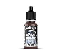 Createx Vallejo - Pintura acrílica Model Color - Rojo (Burnt Red) mate 18 ml, autonivelante BSL