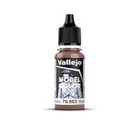 Vallejo Model Color Pintura Acrílica Rosa (Brown Rose) Acabado Mate, 18 ml. Autonivelante y Sistema BSL para Modelismo y Figuras