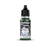 Vallejo Model Color Pintura Acrílica Verde (Deep Green) Acabado Mate, 18 ml. Autonivelante y Sistema BSL para Modelismo y Figuras
