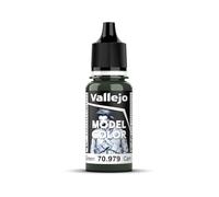 Vallejo Model Color Pintura Acrílica Verde (German Camouflage Dark Green) Acabado Mate, 18 ml. Autonivelante y Sistema BSL para Modelismo y Figuras