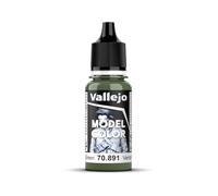 Vallejo Model Color Pintura Acrílica Verde (Intermediate Green) Acabado Mate, 18 ml. Autonivelante y Sistema BSL para Modelismo y Figuras