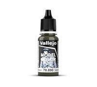 Vallejo Model Color Pintura Acrílica Verde (Refractive Green) Acabado Mate, 18 ml. Autonivelante y Sistema BSL para Modelismo y Figuras