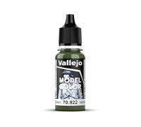 Vallejo Model Color Pintura Acrílica Verde (Uniform Green) Acabado Mate, 18 ml. Autonivelante y Sistema BSL para Modelismo y Figuras