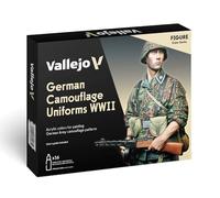 Vallejo Model Color Set 70261 German Camouflage Uniforms WWII (16x18ml)
