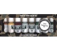 Vallejo Model Color Set - Panzer Aces No.6 (x8 Colours) - VAL70129