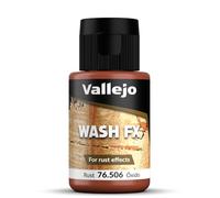 Vallejo Model Wash Pintura Acrílica Color Oxid Para Aplicar efectos de Sombras y Luces, 35 ml. de Forma Fácil y Rápida para Modelismo y Figuras