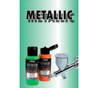 Vallejo Premium Aerógrafo Acrílico 62047 Verde Metálico 60ml.