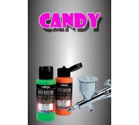 Vallejo Premium Aerógrafo Acrílico Candy 62079 Negro 60ml.