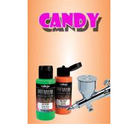 Vallejo Premium Airbrush Acrylic Acrílico 62072 Candy Dark Yellow 60ml. Vallejo