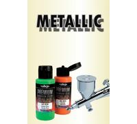 Vallejo Premium Airbrush Acrylic Acrílico Aerógrafo 62041 Metallic Medium 60ml