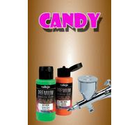 Vallejo Premium Airbrush Acrylic Acrílico Aerógrafo 62078 Candy Brown 60ml