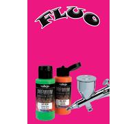 Vallejo Premium Airbrush Acrylic Color Acrílico Aerógrafo 62035 Rose Fluo 60ml