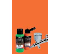 Vallejo Premium Airbrush Acrylic Color Acrílico Para Pistola 62004 Naranja 60ml