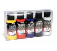 Vallejo Premium Color 60 ml Candy Color Set (Set of 5)
