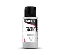 Vallejo : Premium Airbrush Paint : 60ml : Metallic Silver